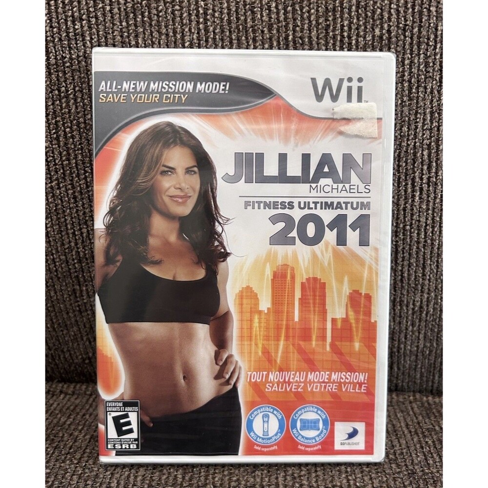 NWT Sealed Jillian Michaels Fitness Ultimatum 2011 - Nintendo Wii Video Games